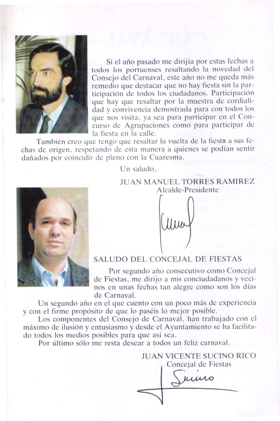 1989.- Programa de Actos