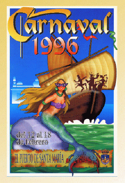 Cartel 1996 – Sirena y Carabela Santa María