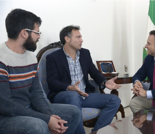 Recepción oficial al pregonero del Carnaval