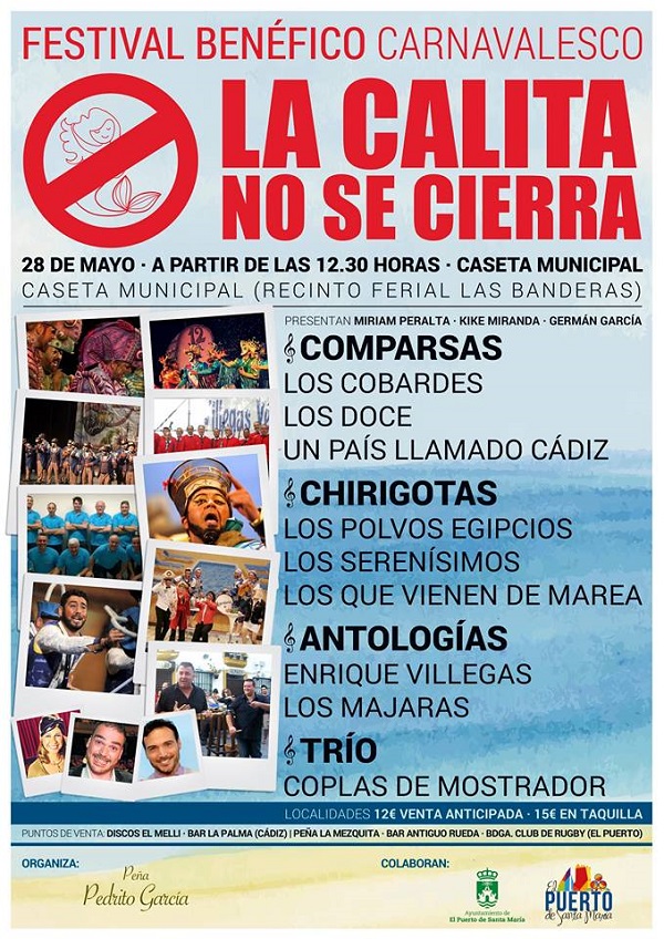 Festival «La Calita no se Cierra» – 28/05/2016 – 12:30 h.